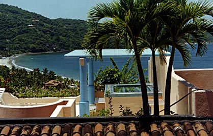 Enlarged photo of view of the jacuzzi